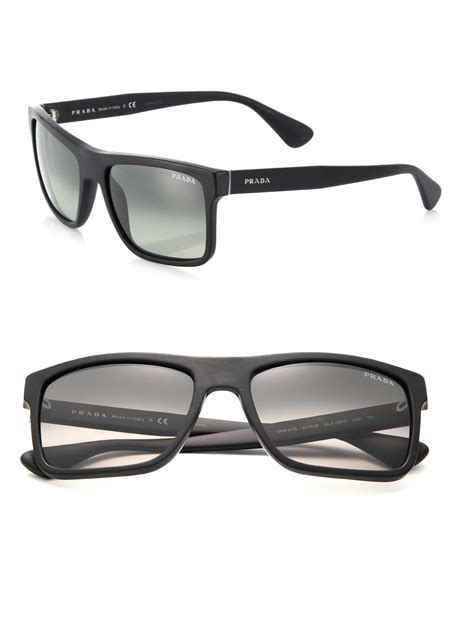 prada men's rectangular sunglasses|prada rectangular eyeglasses.